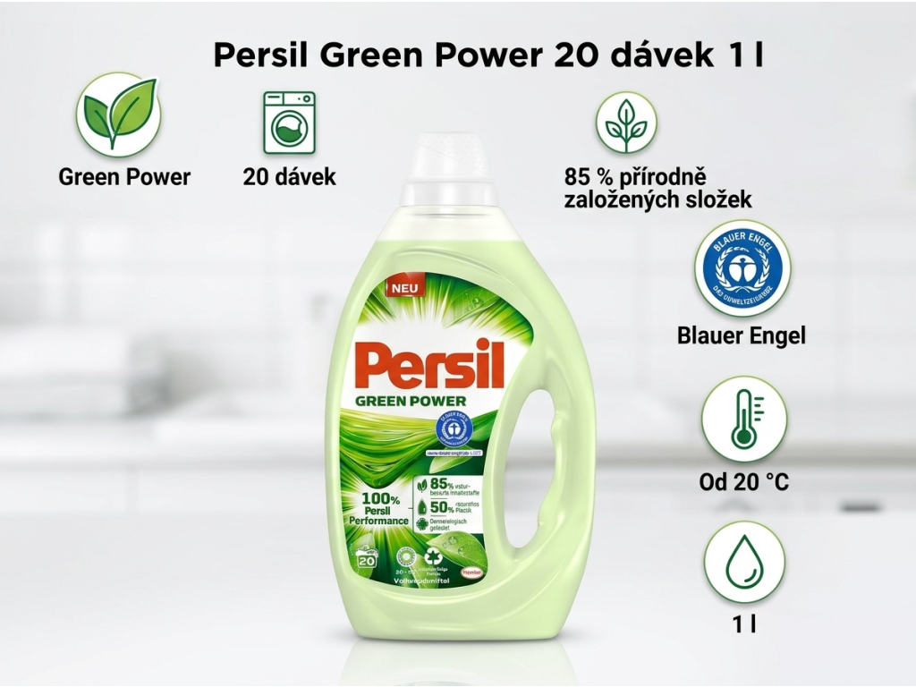 Persil Green Power - přehled výhod