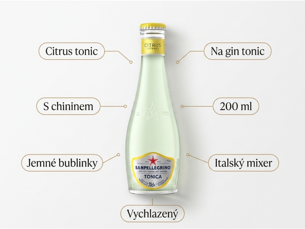 Sanpellegrino Citrus Tonic - přehled výhod
