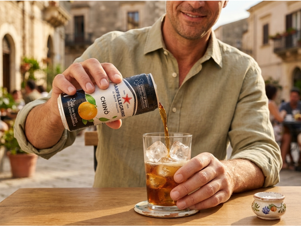 Sanpellegrino Chinotto Chinò 330ml - vychutnávání nápoje