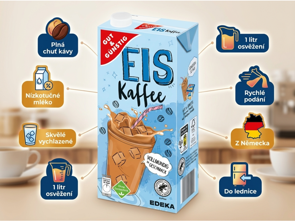 G&G Ledová káva 1 l - benefity