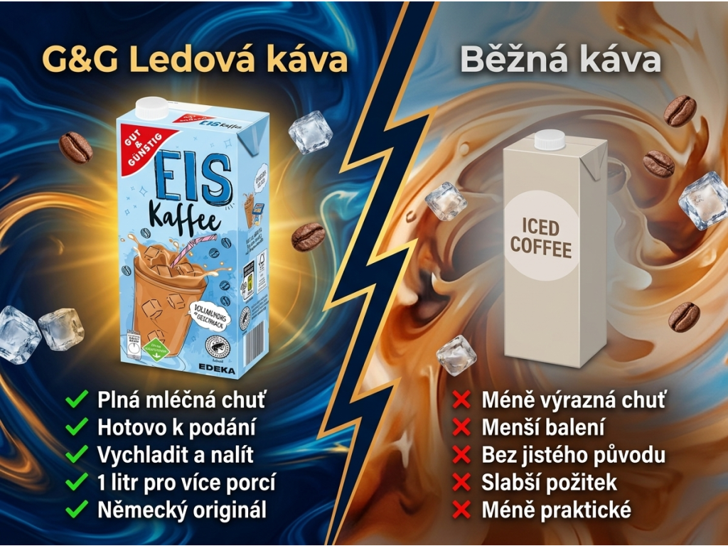 G&G Ledová káva 1 l - srovnání