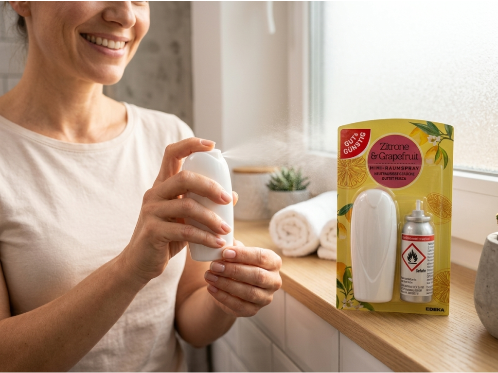 G&G Citrón a grapefruit osvěžovač vzduchu 25 ml - použití v koupelně