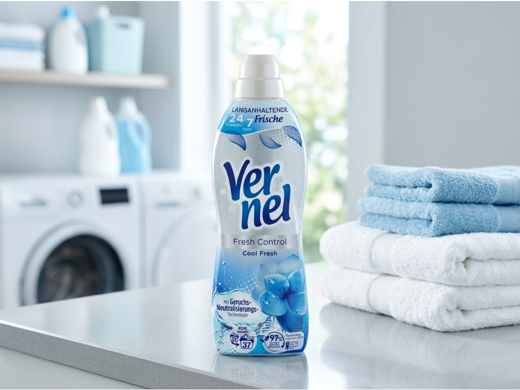Vernel Cool Fresh v prostředí prádelny