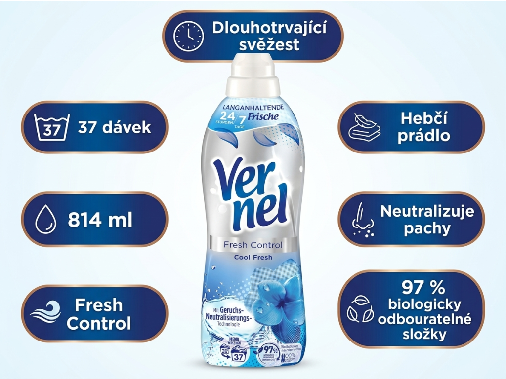 Vernel Cool Fresh - přehled výhod