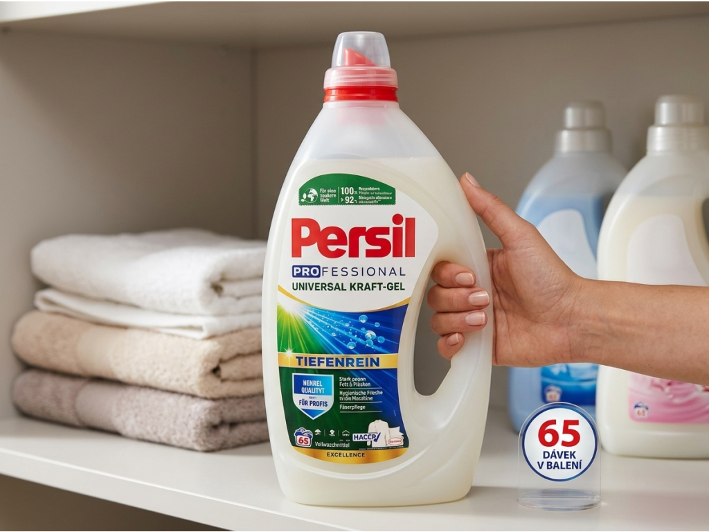 Persil Professional prací gel v ruce