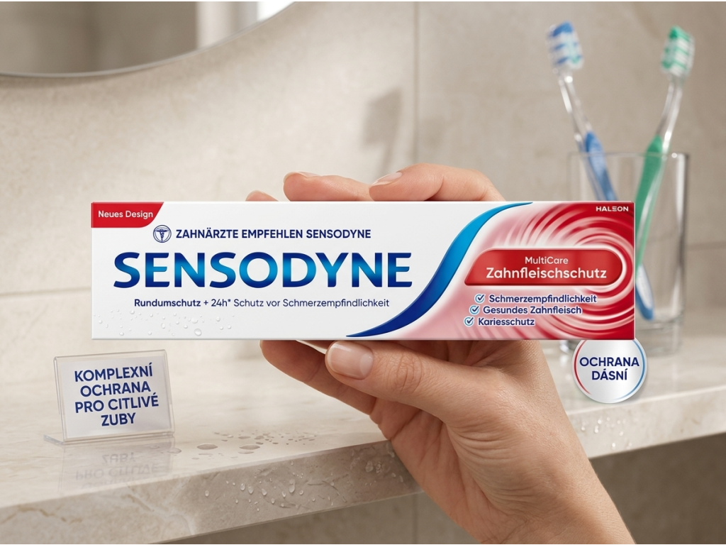 Sensodyne MultiCare v ruce
