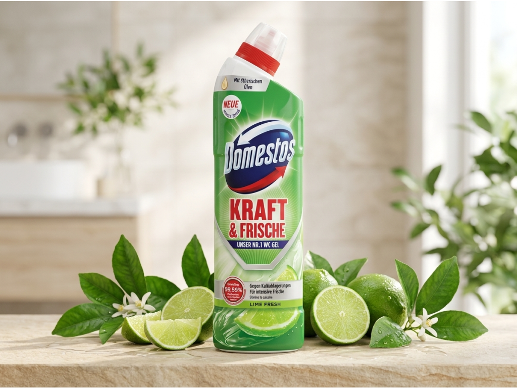 Domestos WC gel s limetkovou svěžestí