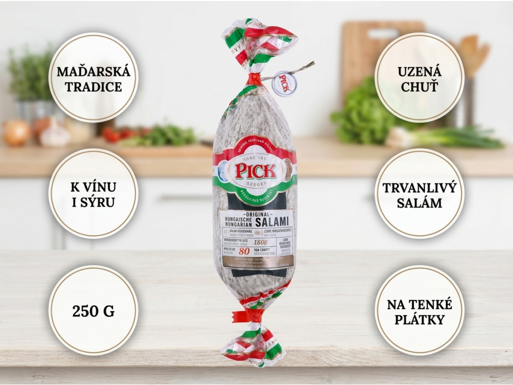 Pick pravý maďarský uherský salám - přehled výhod