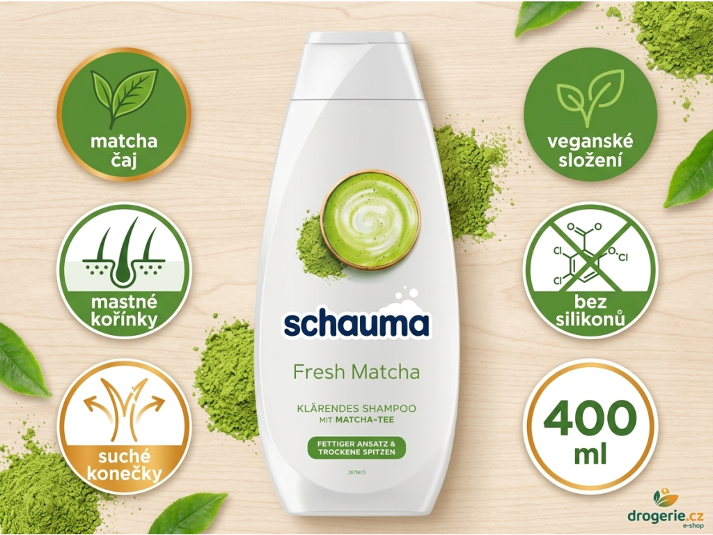 Schauma Fresh Matcha - přehled výhod