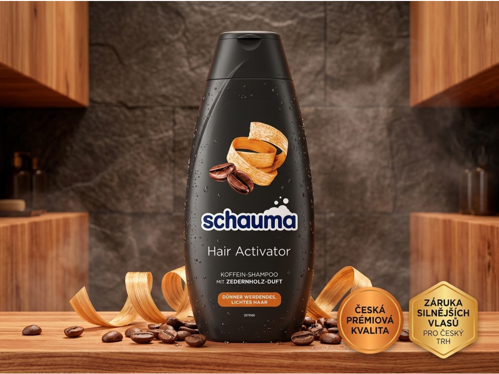 Schauma Hair Activator v koupelně