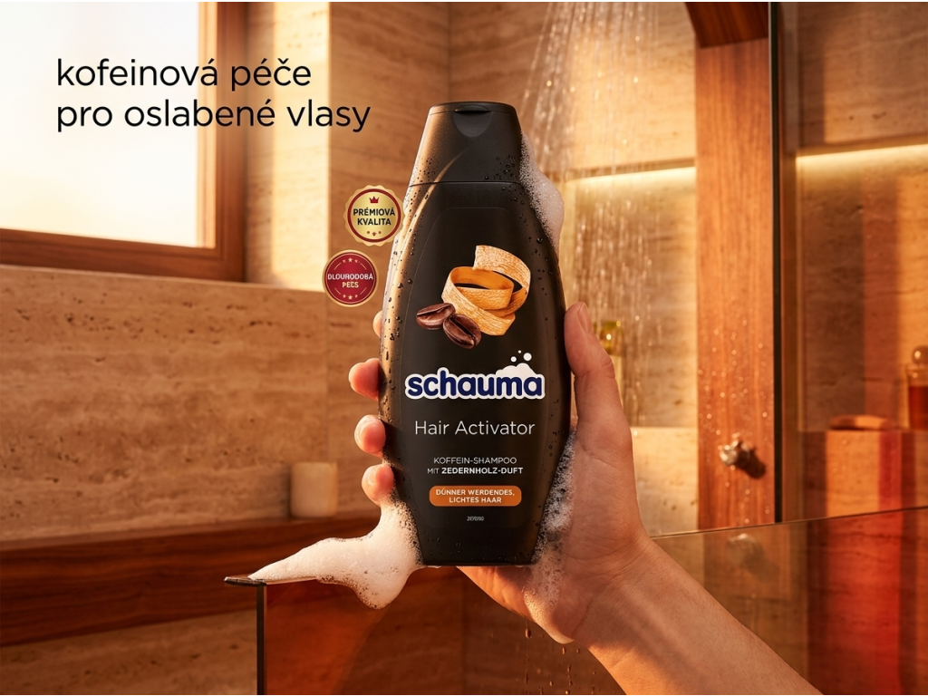 Použití šamponu Schauma Hair Activator
