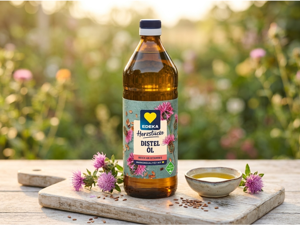 Edeka Bodlákový olej 750 ml v přírodním prostředí