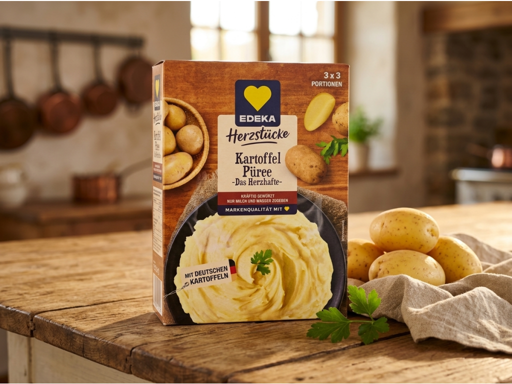 Edeka Okořeněná bramborová kaše 225 g v přírodním prostředí