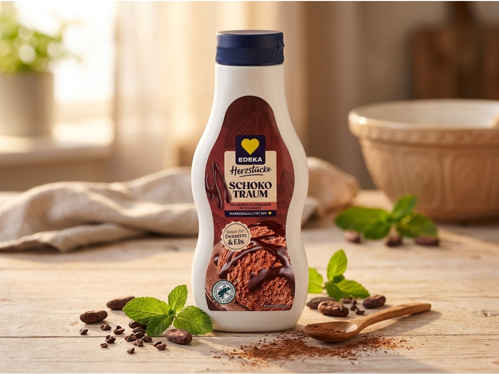 Edeka Čokoládová dezertní omáčka 250 ml v přírodním prostředí