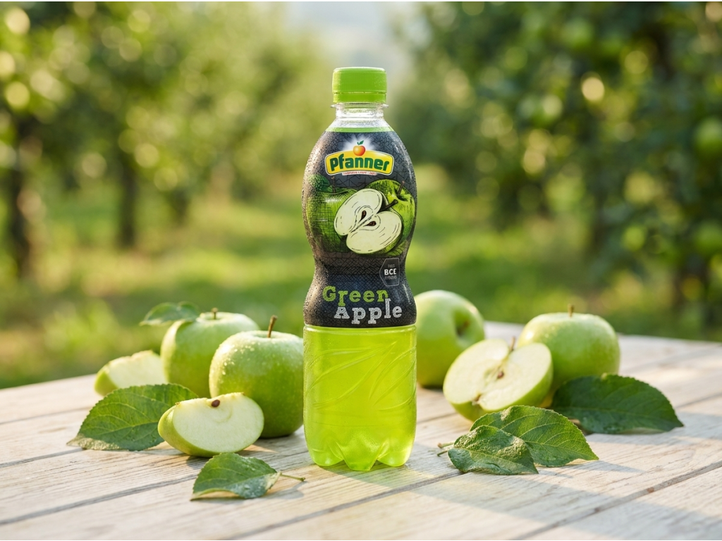 Pfanner jablečný nápoj s vitamíny - svěží zelené jablko