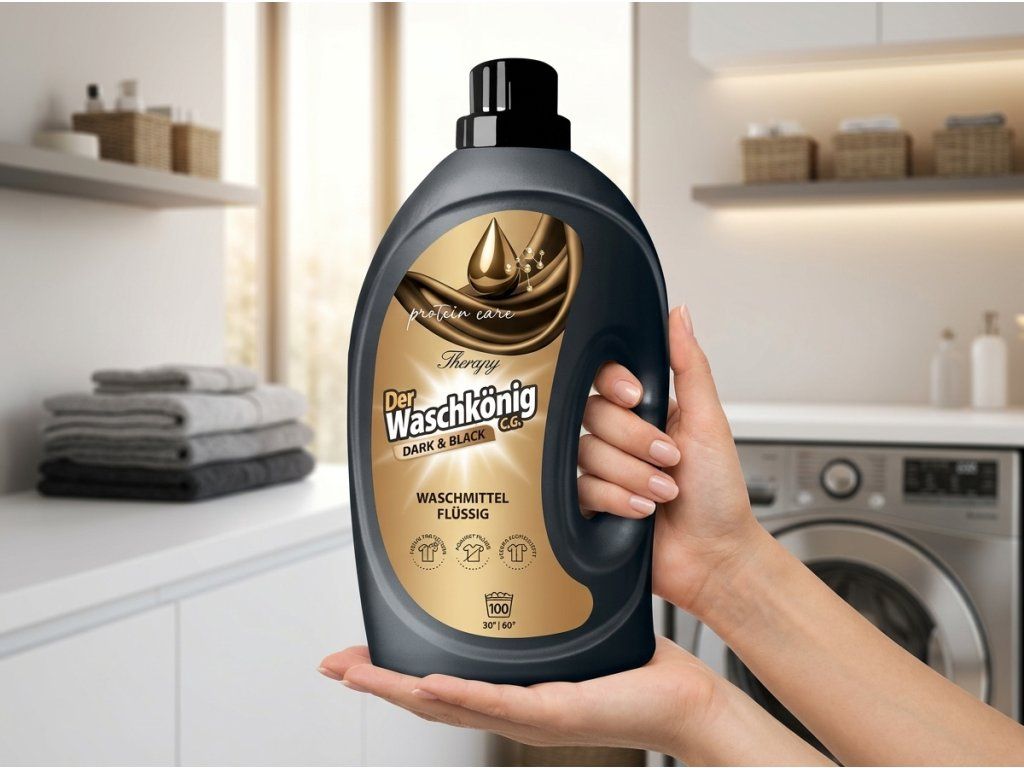 Waschkönig Protein Care Dark & Black - produkt v ruce