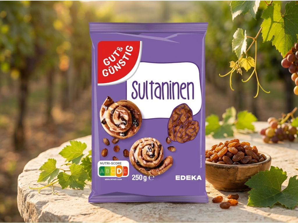 G&G Rozinky 250 g v přirozeném prostředí