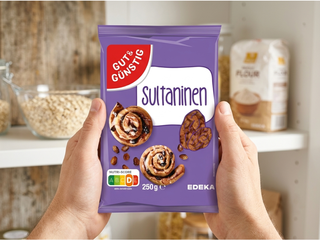 G&G Rozinky 250 g v ruce