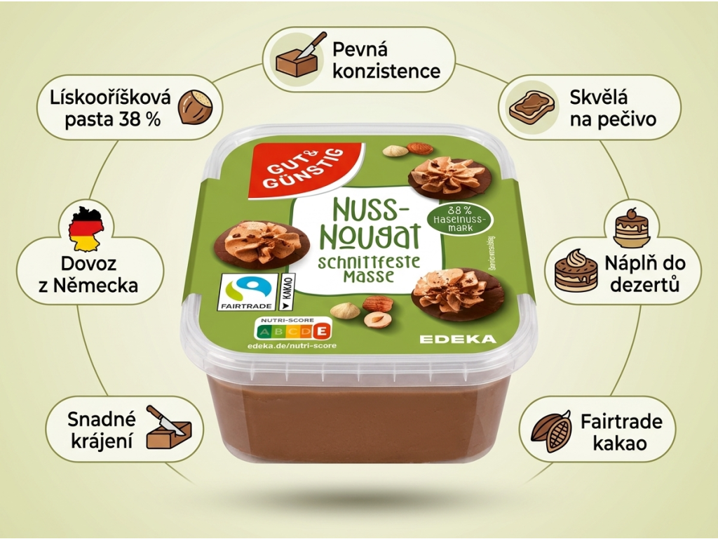 G&G nugát 125 g - přehled výhod