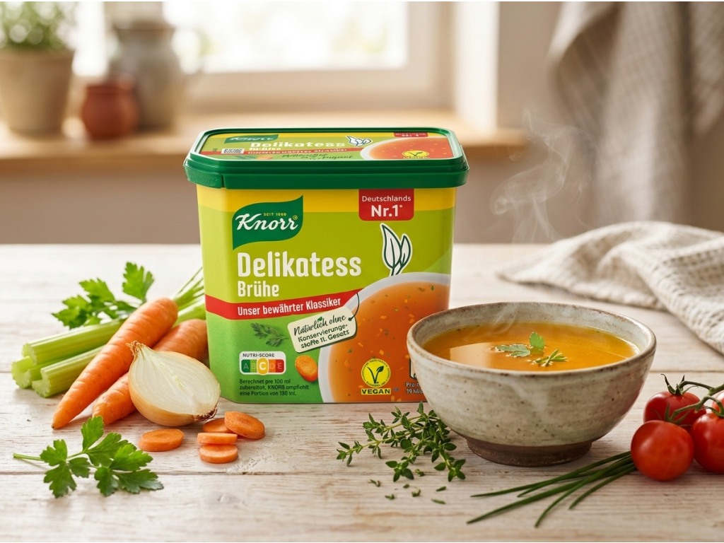 Knorr delikátní vývar pro 16 litrů s čerstvou zeleninou a bylinkami