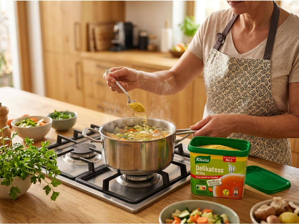 Knorr delikátní vývar pro 16 litrů při vaření polévky