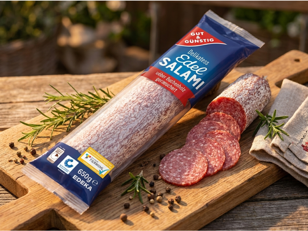 G&G Delikatesní salám 650 g v přírodním prostředí