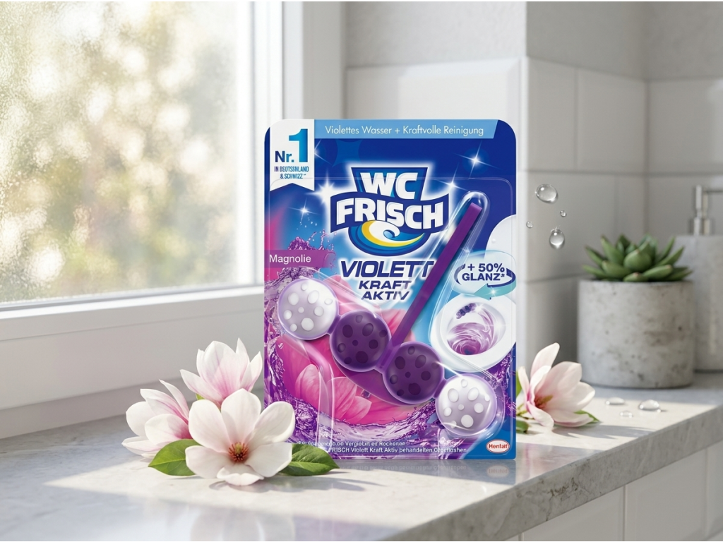 WC Frisch Magnolie v koupelně