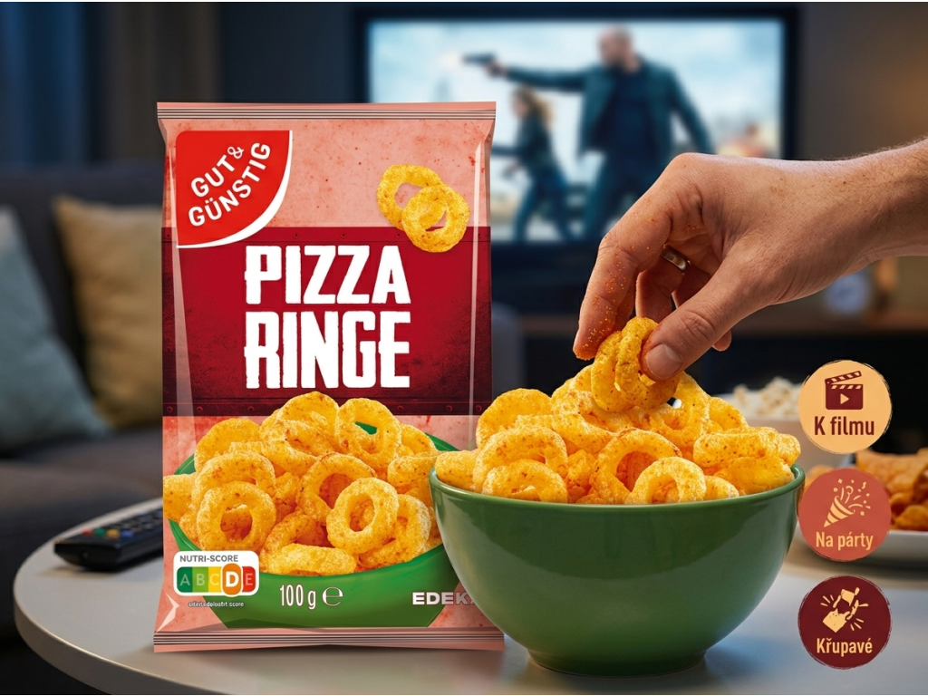 Sdílení G&G Pizza kroužků
