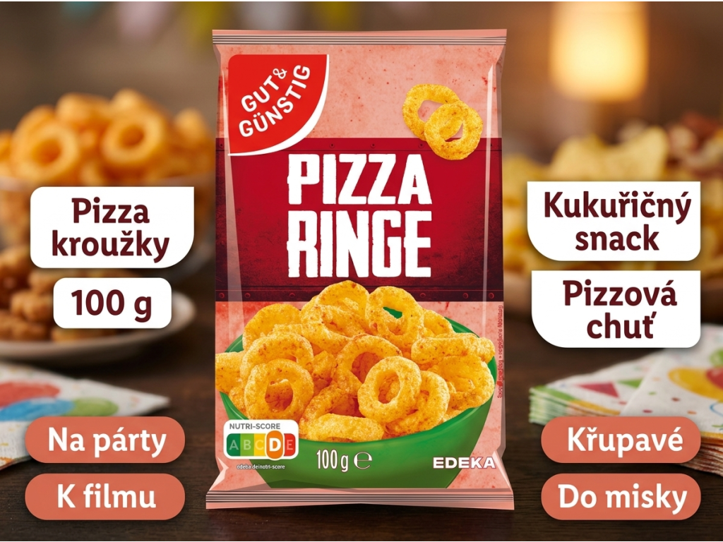G&G Pizza kroužky - přehled výhod