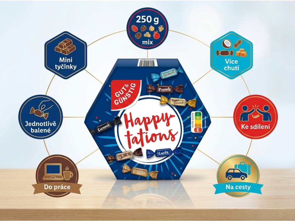G&G Happytations mini tyčinky - výhody