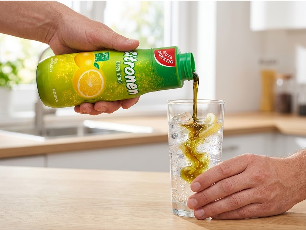 G&G citronový sirup 500 ml - příprava nápoje