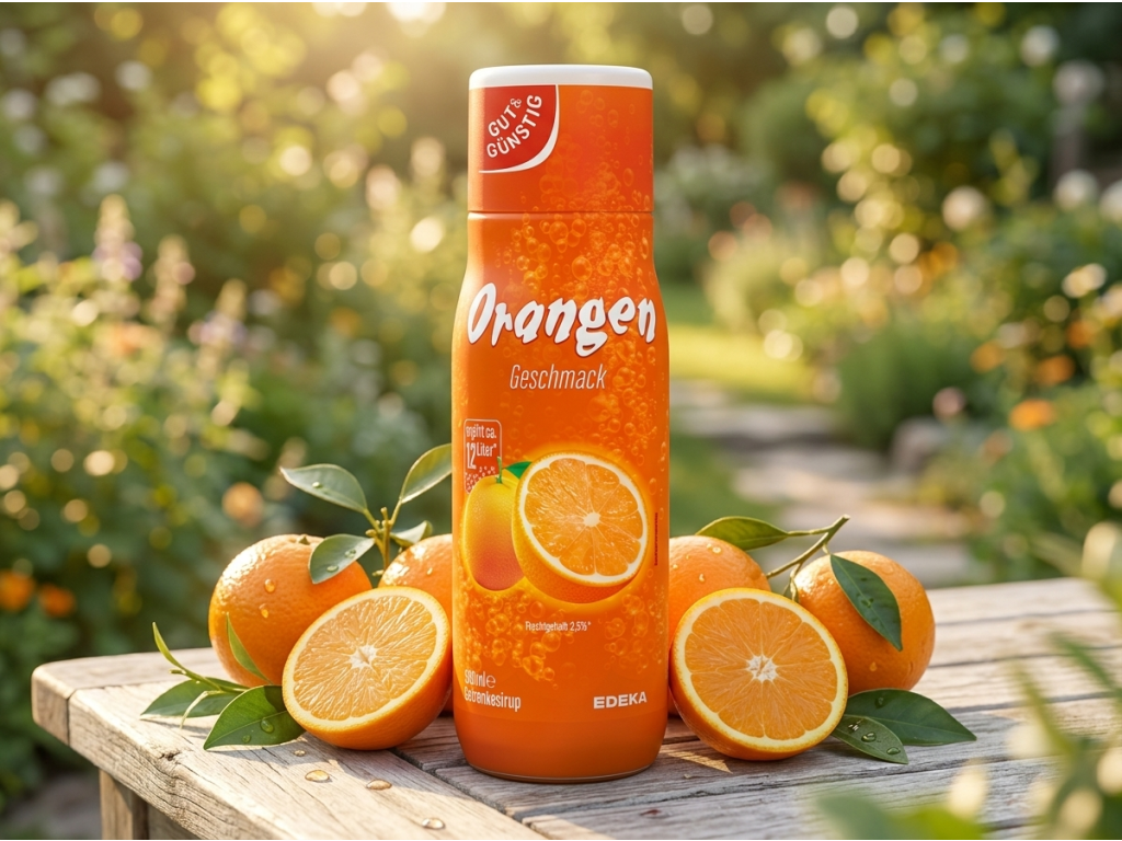 G&G Pomerančový sirup v letní zahradě