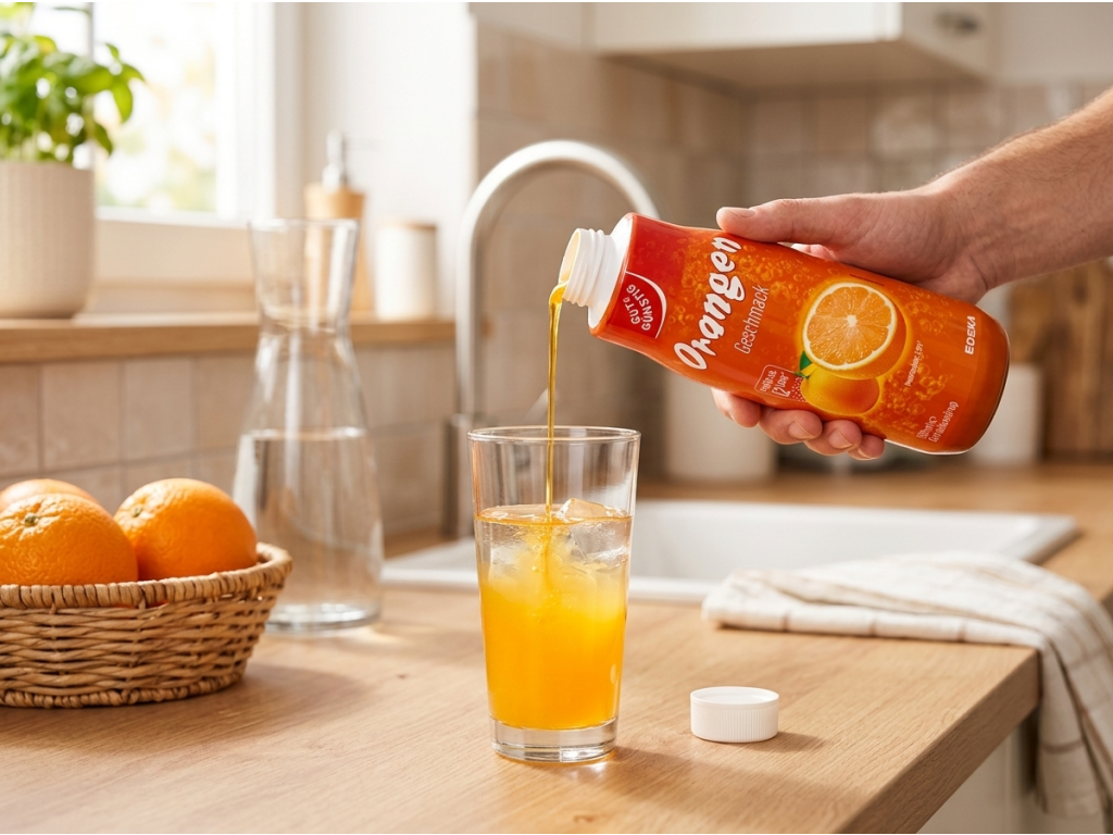 Příprava domácí pomerančové limonády z G&G sirupu