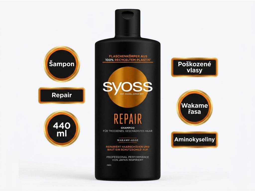 Syoss Repair šampon - přehled výhod