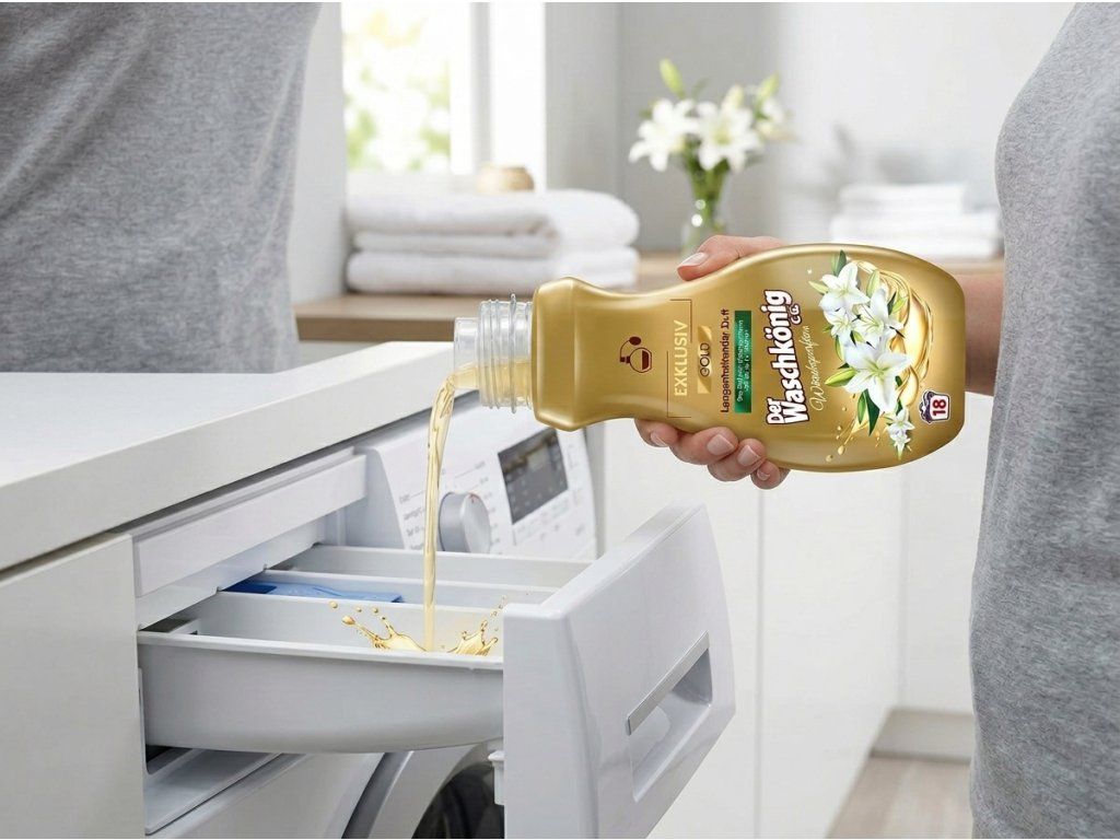 Waschkönig Gold při použití