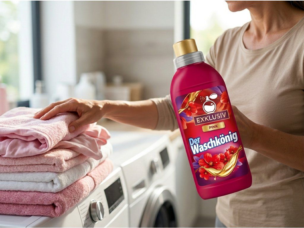 Waschkönig Pink při použití