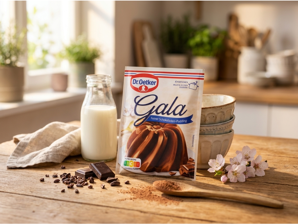 Dr. Oetker Gala čokoládový puding v domácí kuchyni