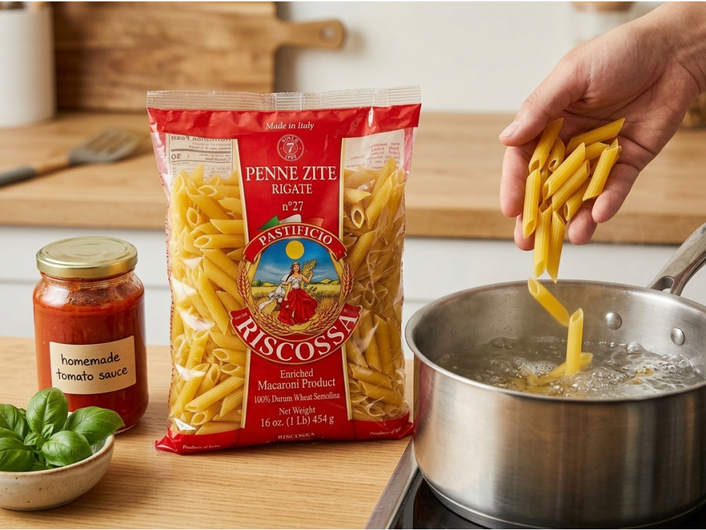 Vaření těstovin Riscossa Penne