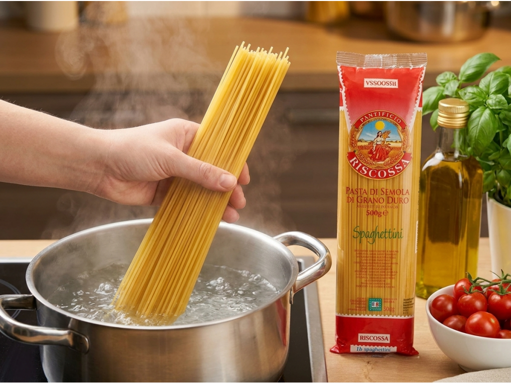 Vaření těstovin Riscossa Spaghettini