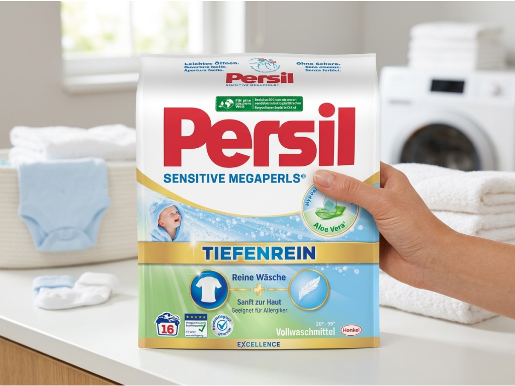 Persil Sensitive Megaperls v ruce