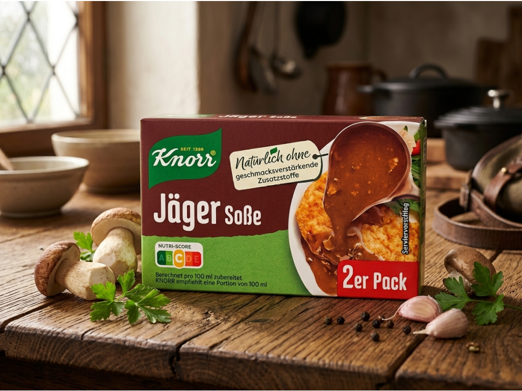Knorr lovecká omáčka s lesními houbami