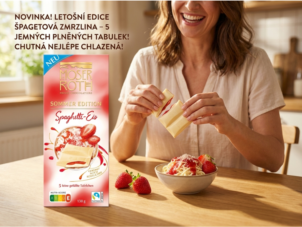 Moser Roth Sommer Edition Spaghetti Eis cokolada - ochutnavka