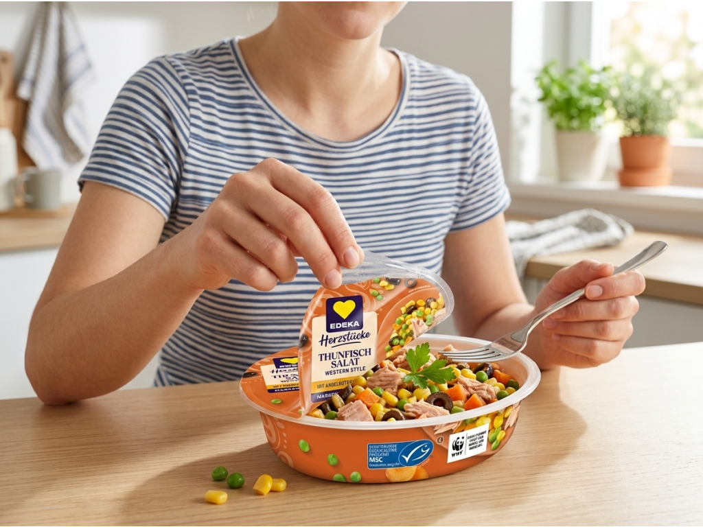 Edeka Tuňákový salát Western Style 160 g - při použití