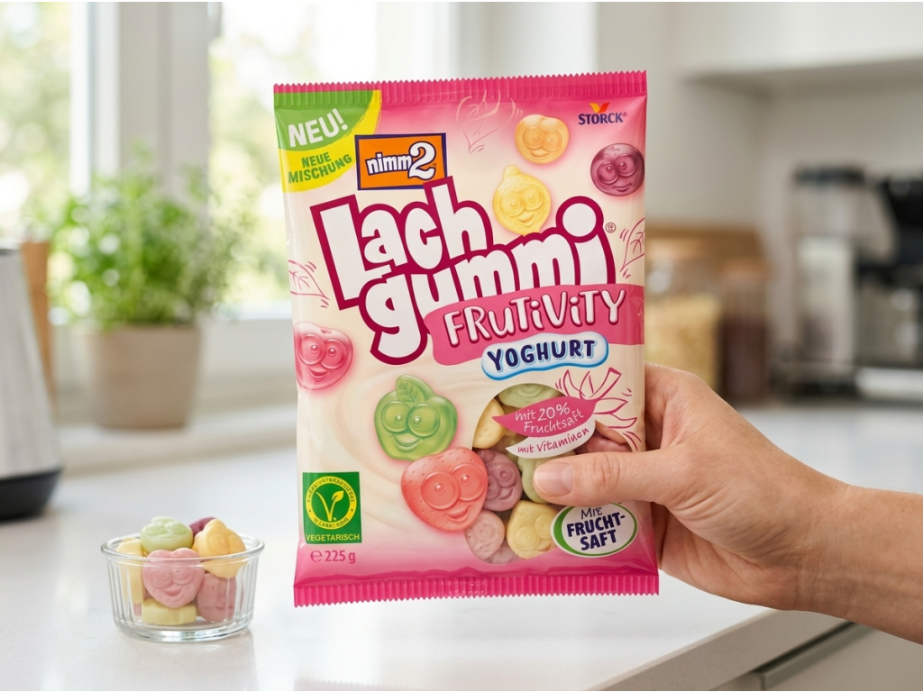 nimm2 Frutivity ovocné želé s jogurtem 225 g - praktické balení do ruky