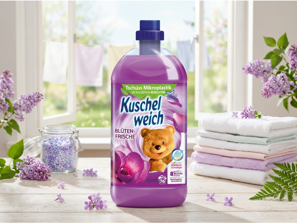 Kuschelweich aviváž s vůní květin 76 dávek 2 l - květinová svěžest