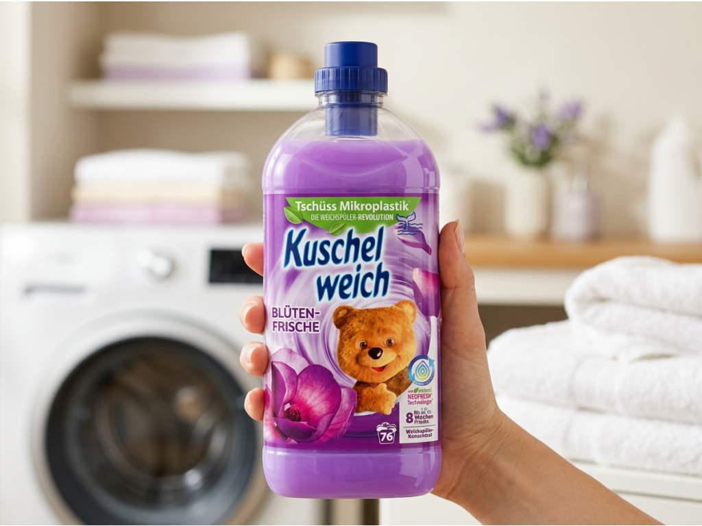Kuschelweich aviváž s vůní květin 76 dávek 2 l - balení v ruce