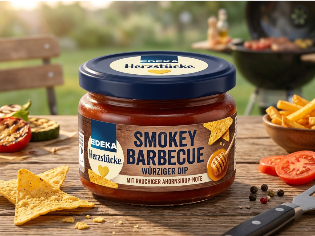 Edeka Dip Smokey Barbecue omáčka 245 ml - barbecue servírování
