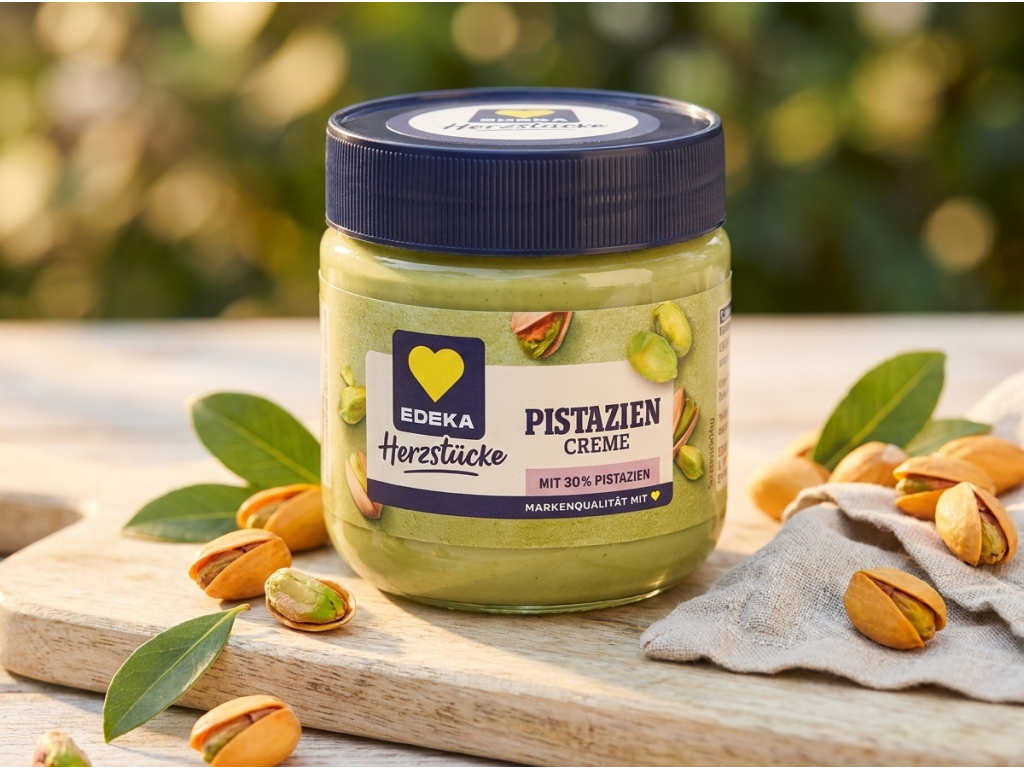 Edeka Pistáciový krém 200 g - pistácie v přírodě