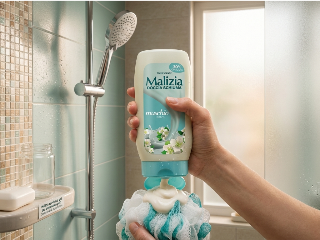 Malizia Muschio Bianco sprchová rutina