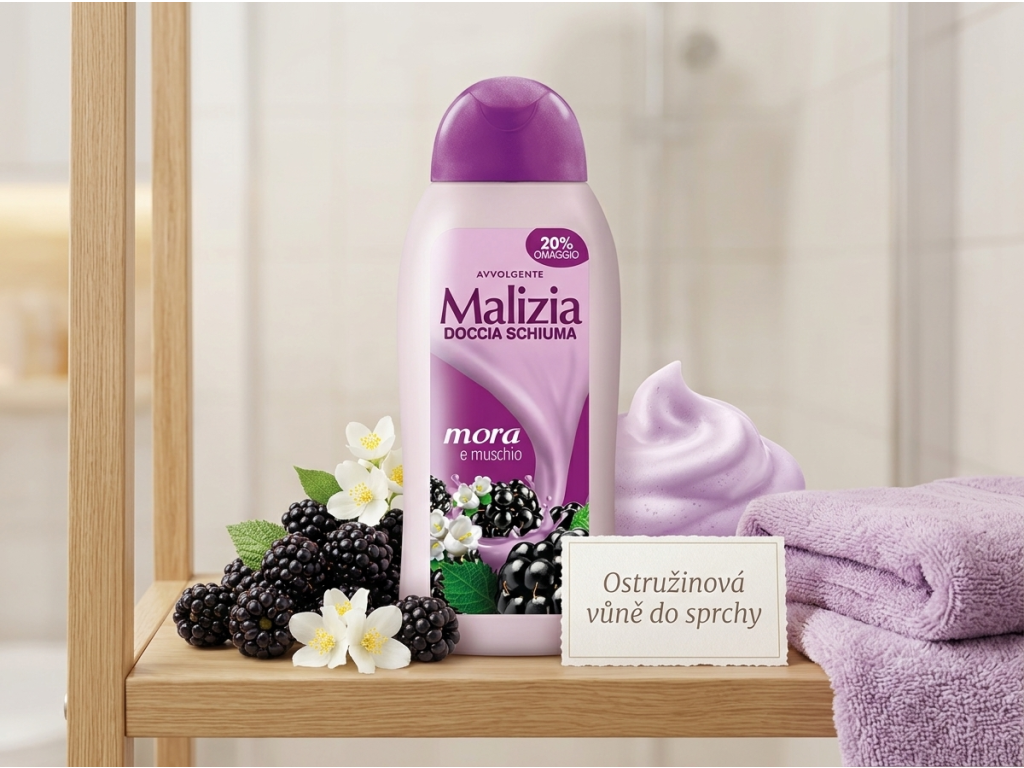 Malizia Mora e Muschio 300 ml - ostružinová sprcha
